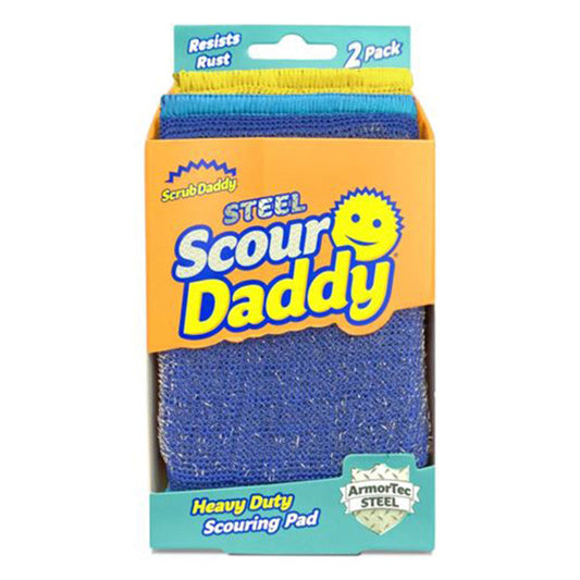 Scrub Daddy Scour Daddy Staal 2 stuks