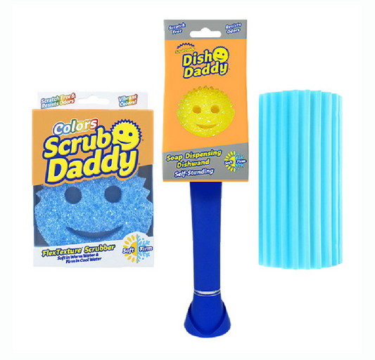 Radiant Clean Set | Scrub Daddy | Blue