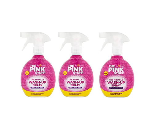 The Pink Stuff Wash Up Spray 500ml 3 pack