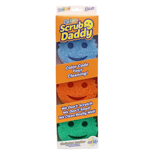 Scrub Daddy Farben | Schwamm dreifarbig (3 Stück)